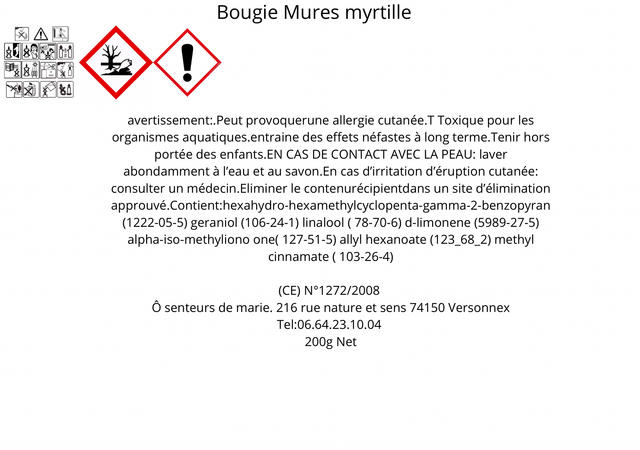 MÛRE ET MYRTILLE