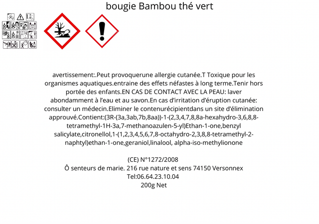 BAMBOU THÉ-VERT