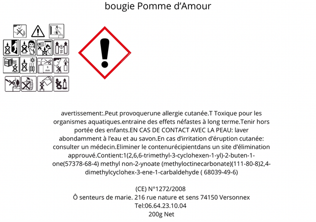 POMME D'AMOUR