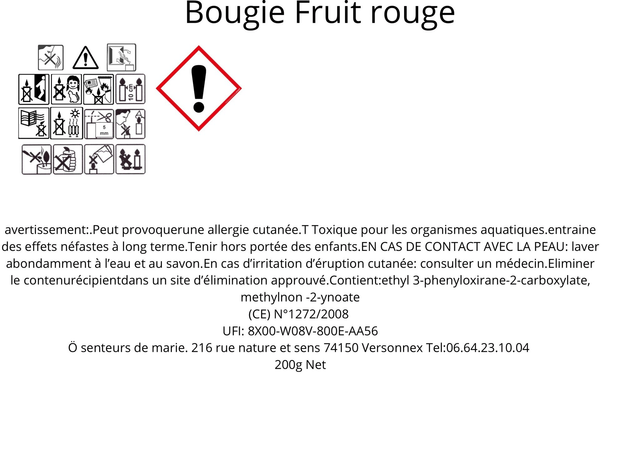 FRUITS ROUGES